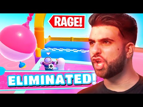 I lost my MIND on Fall guys... (RAGE COMPILATION)