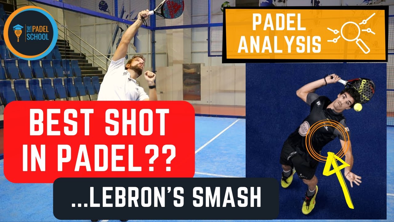 Topspin smash technique: rotation and movement