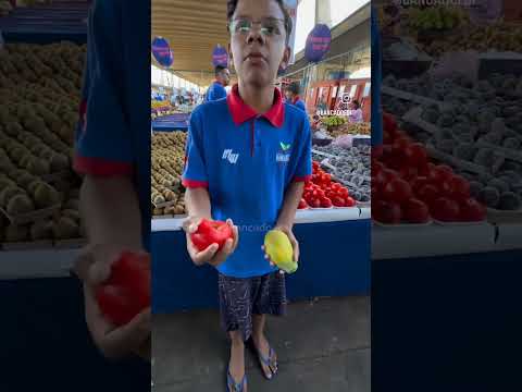 só caqui com mamão