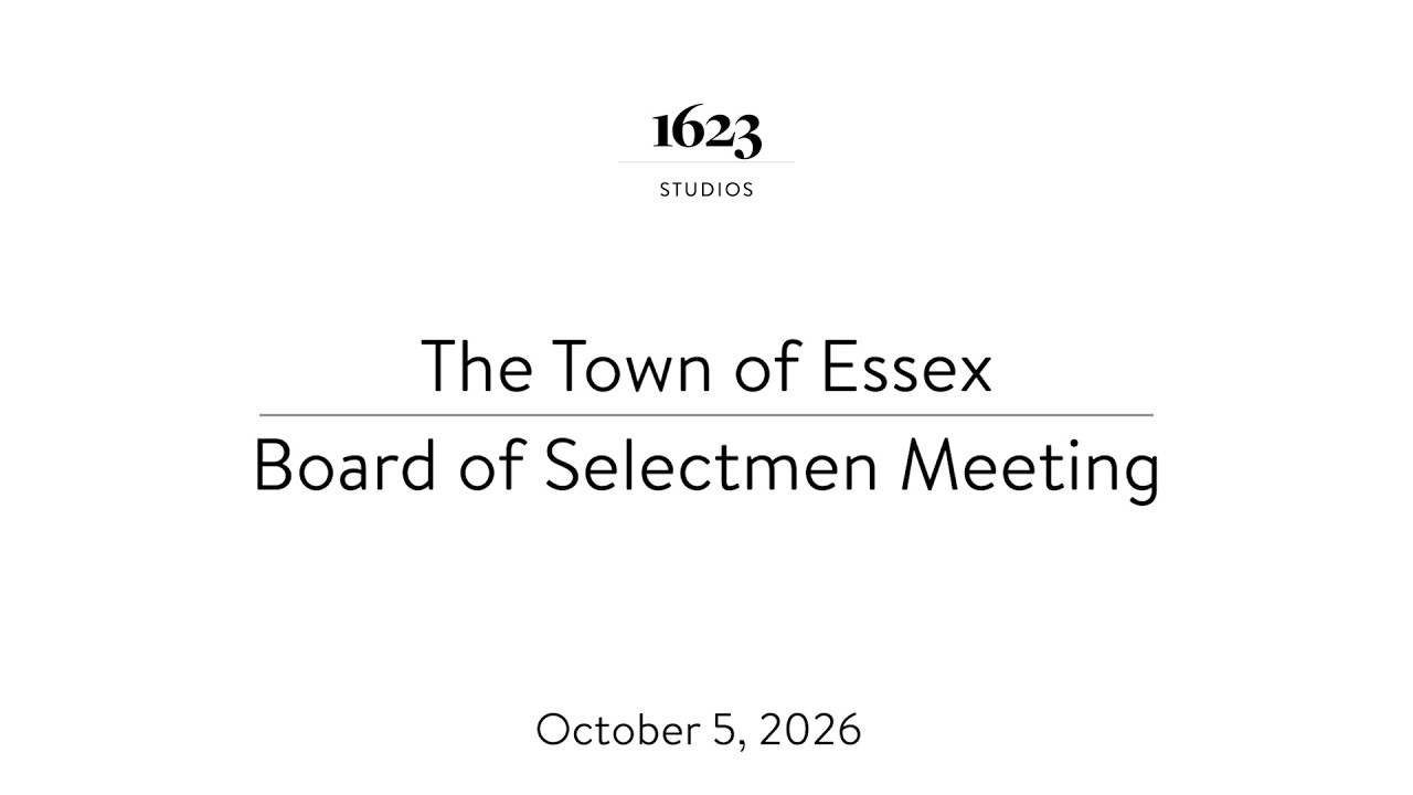 From the Board of Selectmen