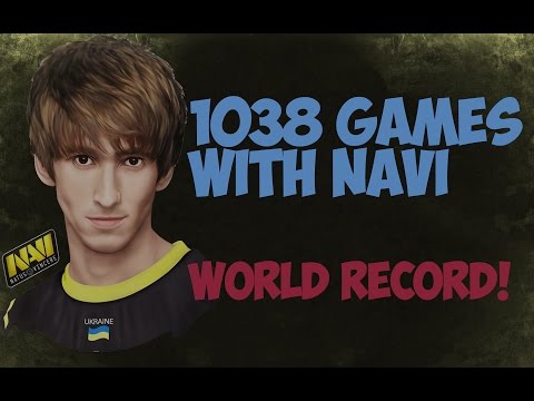 Dendi's World Record — most games in one team!
