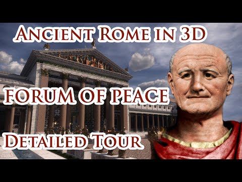 Virtual Ancient Rome in 3D - Imperial Forums: Forum of Peace