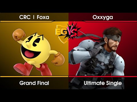 EGVS Weekly #79 Grand Final - CRC | Foxa (Pac-Man,Joker) Vs. Oxxyga (Snake) SSBU Ultimate Tournament