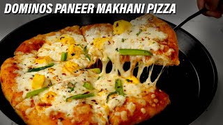 Dominos Paneer Makhani Pizza Recipe - सीक्रेट तरीका बाज़ार वाला पिज़्ज़ा का -  cookingshooking