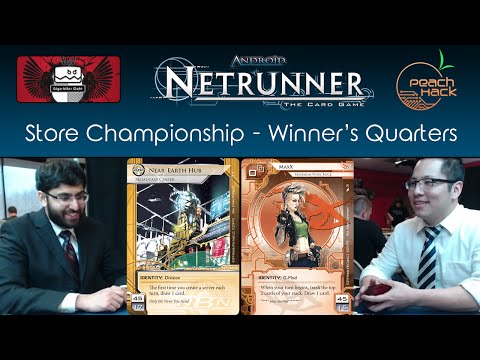 Netrunner - NEH vs. MaxX - Giga-bites Cafe Store Championship 2016, Winner's Quarterfinals
