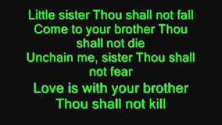 cry little sister- Aiden Lyrics by G Tom Mac