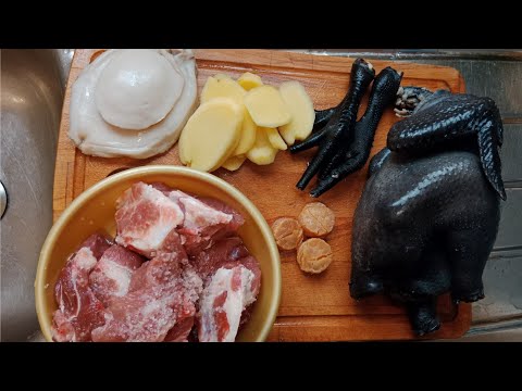 black chicken soup|chinese recipe
