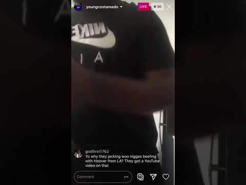 YOUNG COSTAMADO GOES LIVE ONIG BEFORE GOING TO JAIL SPEAKS POP SMOKE SITUATION