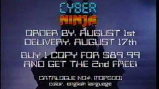 CYBER NINJA (1988)  Fox Lorber Mondo Pop Trailer