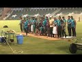 Pakistan Team Offering Maghrib Namaz At Gaddafi Stadium Lahore