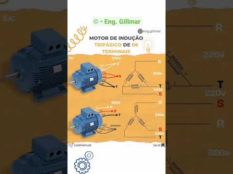 MOTOR DE INDUÇÃO TRIFÁSICO DE 6 TERMINAIS