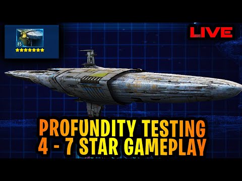 Admiral Raddus Profundity 4 to 7 Star Offense and Defense Testing LIVE
