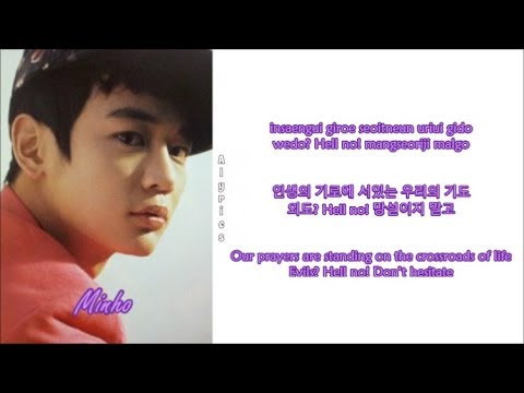 SHINee - Runaway (Rom-Han-Eng Lyrics) Color & Picture Coded