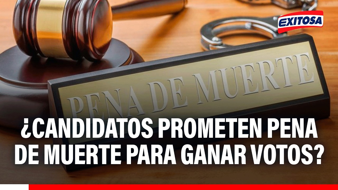 🔴🔵 Candidatos buscan conectar con electorado prometiendo PENA DE MUERTE para criminales