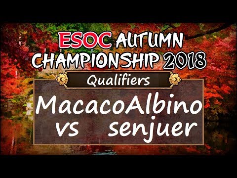 [AoE3] ESOC Autumn Championship 2018 — Qualifiers: MacacoAlbino vs senjuer