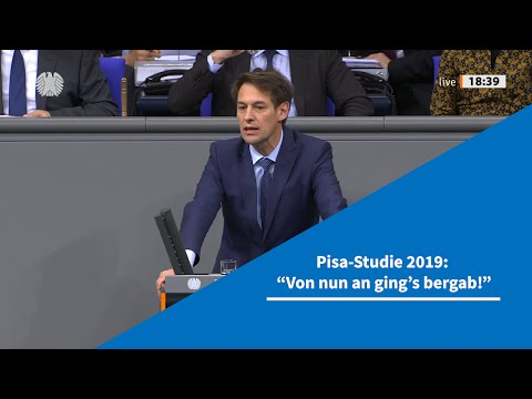 11.12.2019.  Pisa-Studie 2019: “Von nun an ging’s bergab!” - Götz Frömming