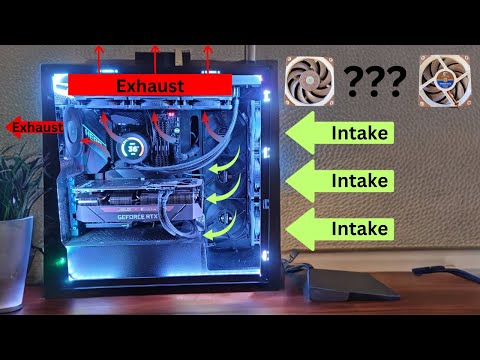 Computer Fans - How to determine intake vs Exhaust (Corsair 5000d mid tower airflow example)