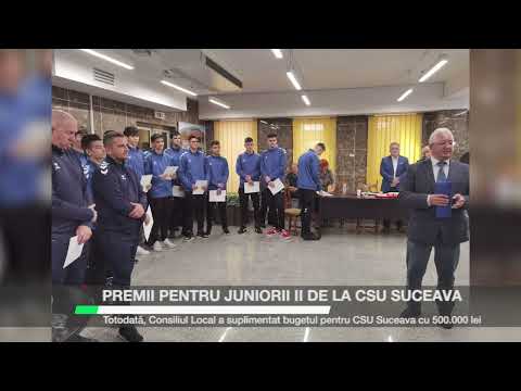 Premii pentru juniorii II de la CSU Suceava