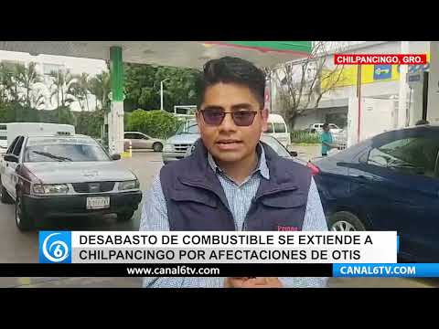 Cobertura Especial: Desabasto de combustible se extiende a Chilpancingo por afectaciones de Otis