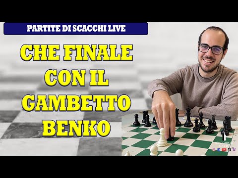 FINALE INTERESSANTE CON IL GAMBETTO BENKO