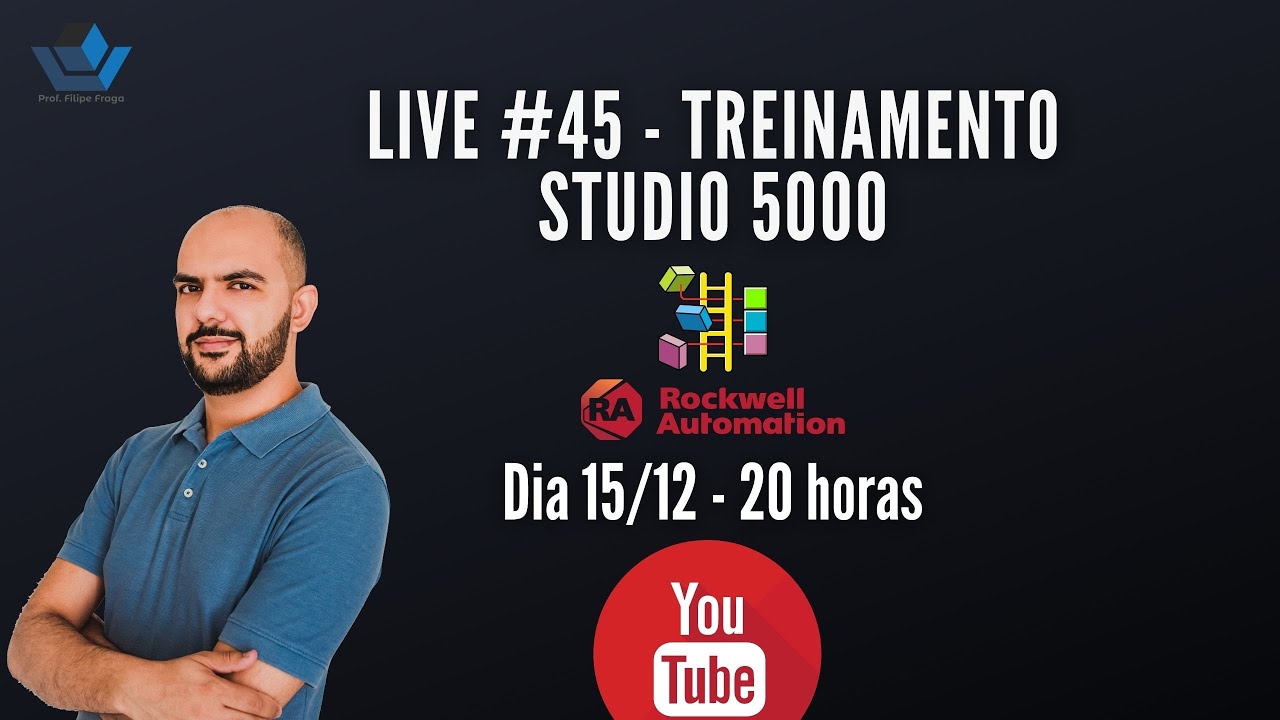 Live #45 - Treinamento Studio 5000 (Rockwell Automation)