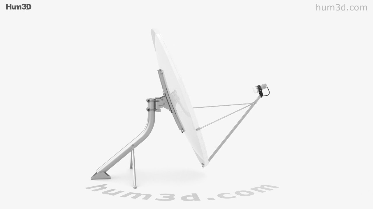 Satellite Dish 3D model by 3DModels.org