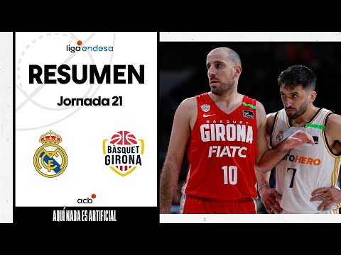 Resumen Real Madrid 92 - Bàsquet Girona 79 (J21)