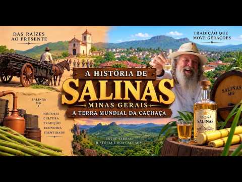 SALINAS COMO VOCÊ NUNCA VIU! A História da Terra da Cachaça | Reconstrução por IA