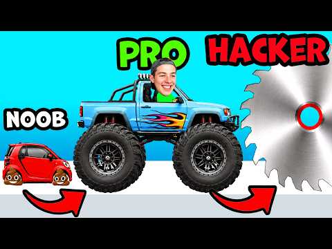 NOOB vs PRO vs HACKER in WHEEL SCALE