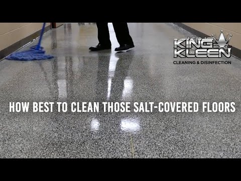 Clean those salt covered floors