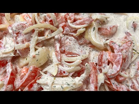 Super einfacher und leckerer Tomatensalat 🍅👨‍🍳