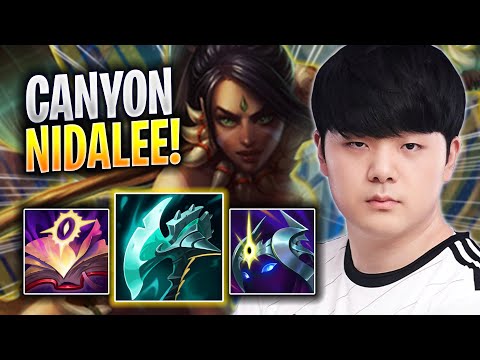 CANYON TRIES NEW NIDALEE BUILD! - DK Canyon Plays Nidalee JUNGLE vs Graves! | Season 2023