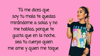 Lyrics/Letra - Mi Mala (Remix) | Mau y Ricky, Karol G, Becky G, Leslie Grace, Lali