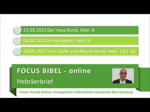 FOCUS Bibel online - Der Neue Bund, Hebräer 8
