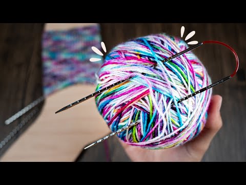 Great sock pattern for colorful yarn