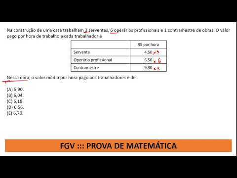 Prova de Matemática #FGV Concurso Agente Educador I Q23