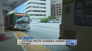 Lextran making changes to its routes