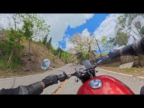 Royal Enfield Meteor 350 | Sakura Cherry Blossoms | Cebu, Philippines | DJI Osmo 360