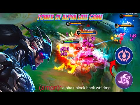 Ultimate alpha build that will shock everyone! alpha true damage build 2025