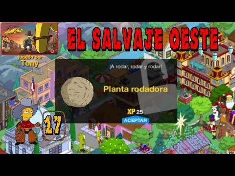 Los Simpson Springfield "El Salvaje Oeste, Cap. 17: "La Planta rodadora" por Tony