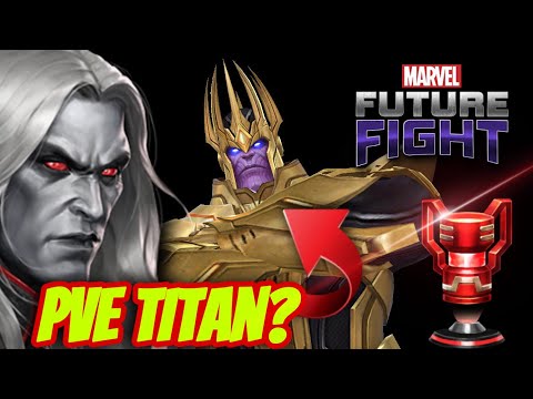 OBSIDIAN KING THANOS *NEW* UNIFORM FIRST LOOK! KNULL WBL STAGE 35 Test! | Marvel Future Fight