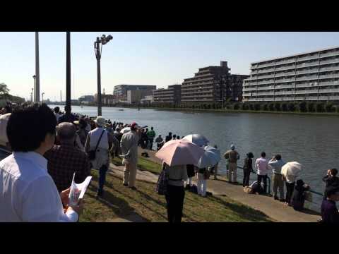 【一橋大学ボート部】東京大学・一橋大学対校競漕大会（商東戦）対校エイト勝利（2014年）