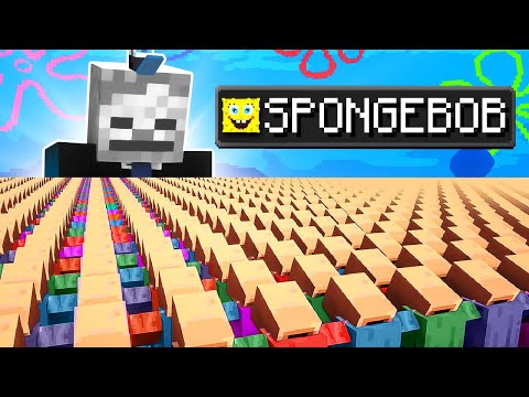 I Took 1,000,000 Villagers to Bikini Bottom