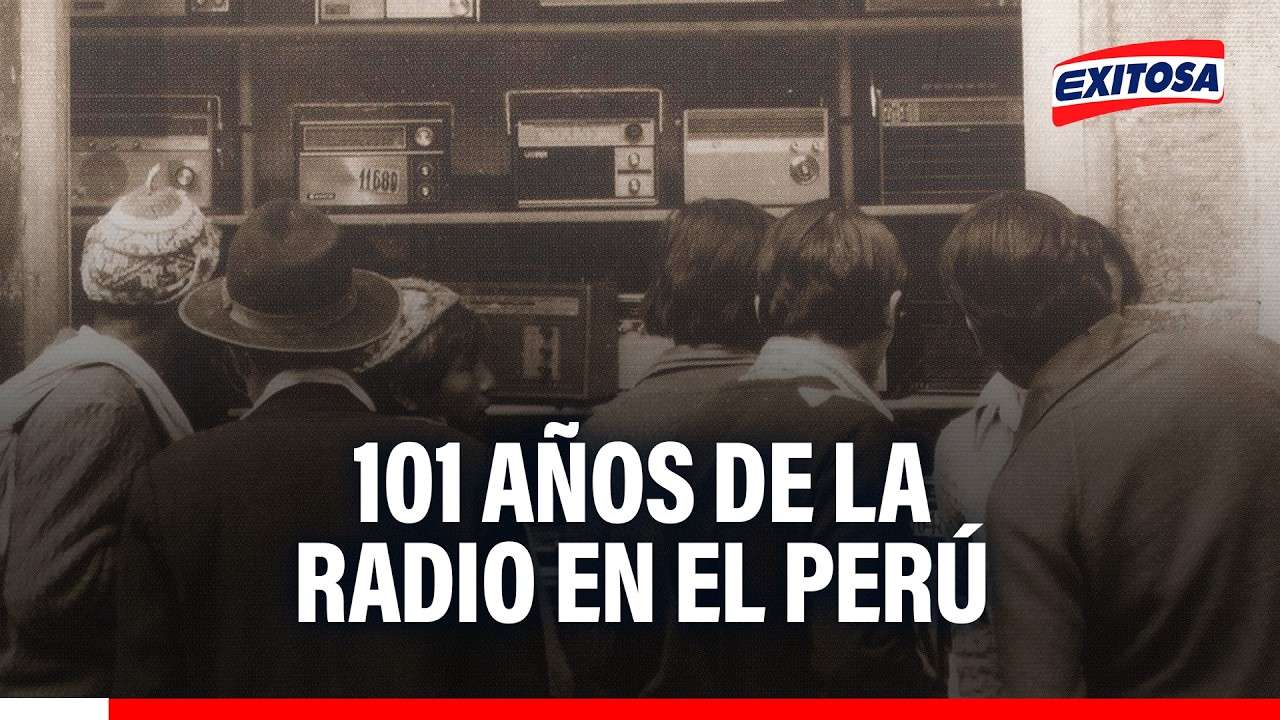 🔴🔵 La radio en el Perú cumple 101 años: El medio de comunicación más confiable y accesible
