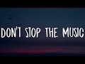 Rihanna - Don't Stop The Music (Lyrics)  | 1 Hour