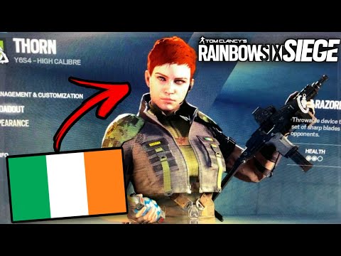 New In-Game Look At Irish Defender "Thorn" In Rainbow Six Siege Operation High Calibre!