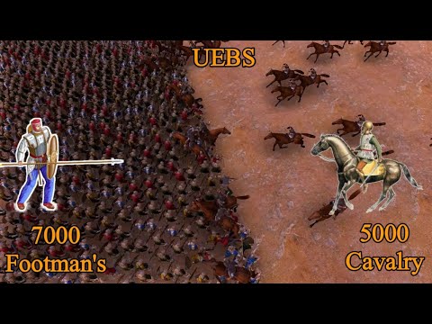 7000 Footman's vs 5000 Cavalry's | Ultimate Epic Battle Simulator |