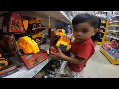 Cemboy mengamuk, nak beli benda yg sama, tgu cemboy unboxing excavator toys..#excavator