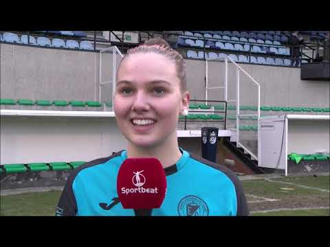 Interview met Silke Baccarne na de mooie 1-0 overwinning van Eendracht Aalst tegen Standard de Liège