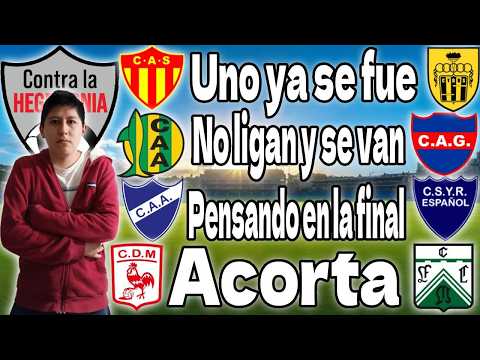 Sarmiento, al TAI. Santa tiene una vida más. Aldosivi, Guemes y el Salaíto muertos. CLH 180